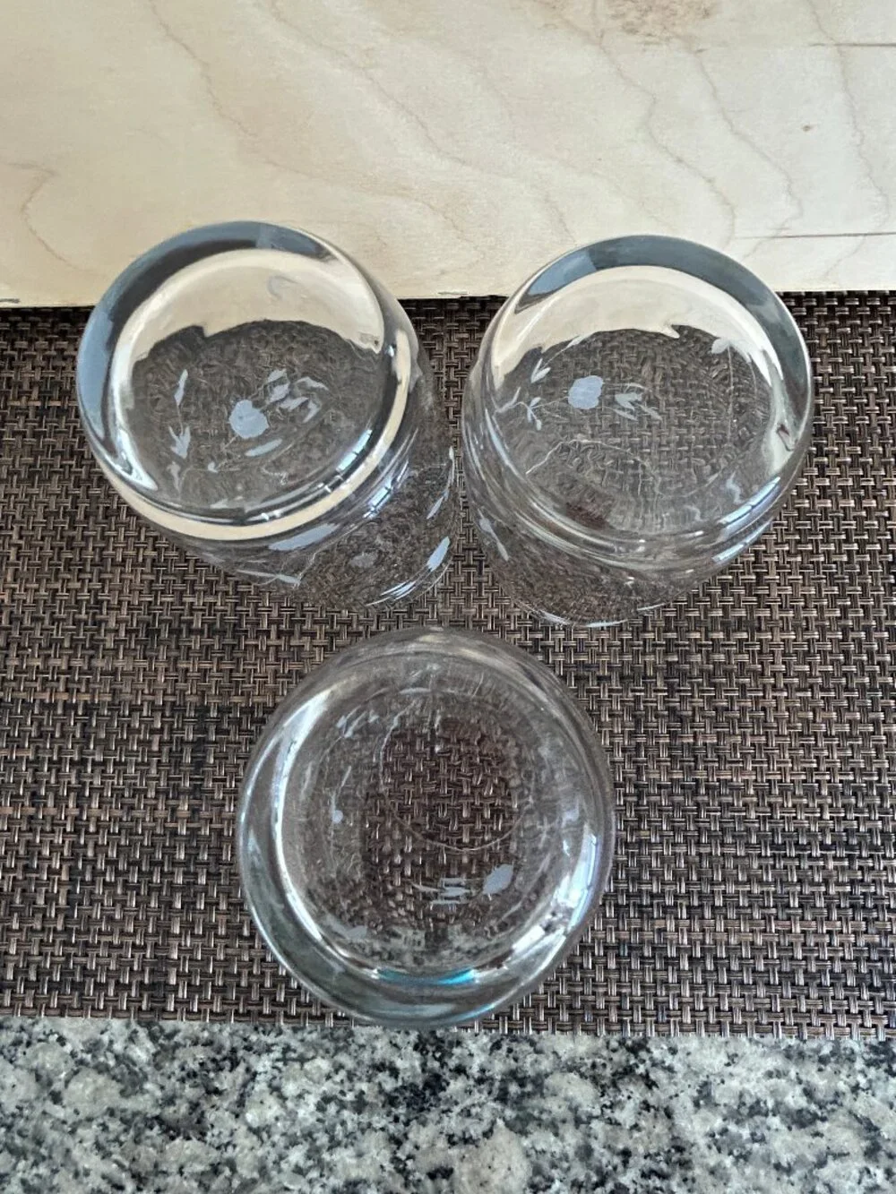 Princess House #497 Crystal Glasses Set of 3 Original Box & Manual (PRICE DROP)!
